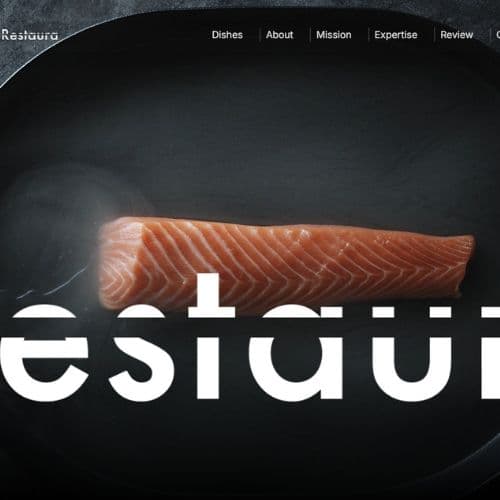 Restaurant Landing Page preview