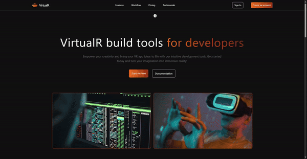 VirtualR React preview